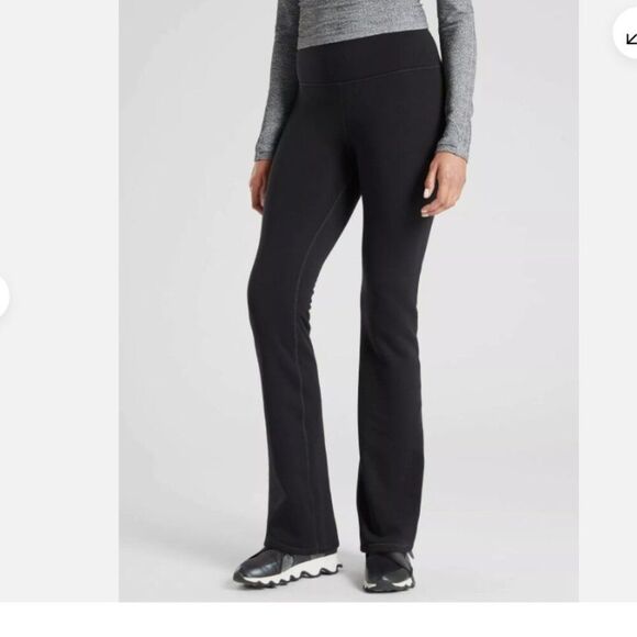 ATHLETA Altitude Pant in Polartec Power Stretch Black Size XS - Picture 1 of 10